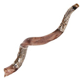 traditional silver plated shofar Israel for festival blowing